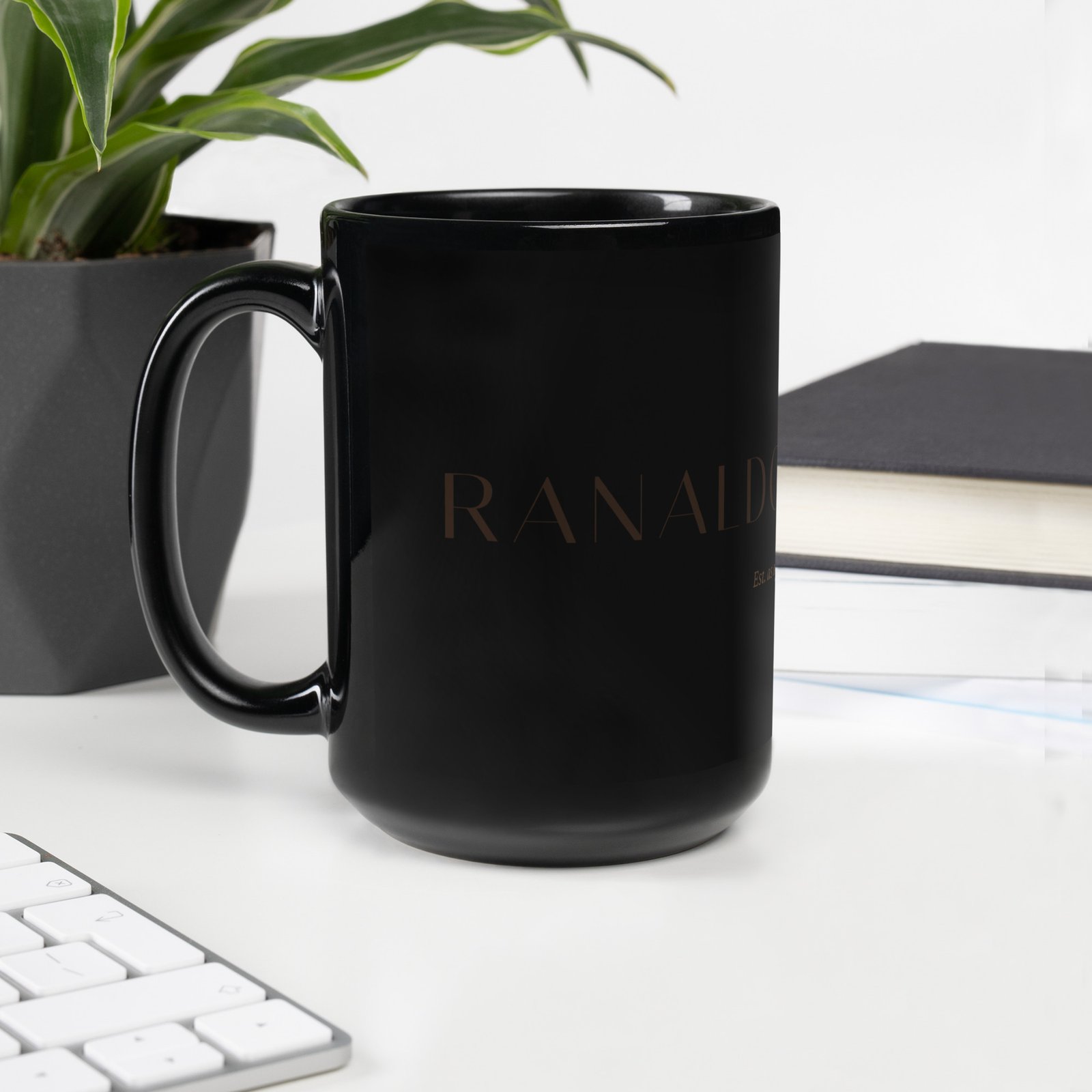 Black Glossy Mug - Image 2